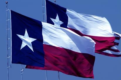 flags of Texas where bitcoin mining is growing