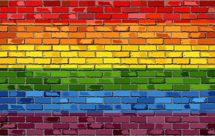 rainbow brickwall, lgbtq right