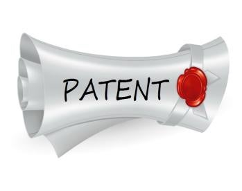 Patent scroll, halo standard,