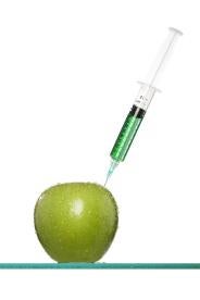 apple syringe, gmo foods