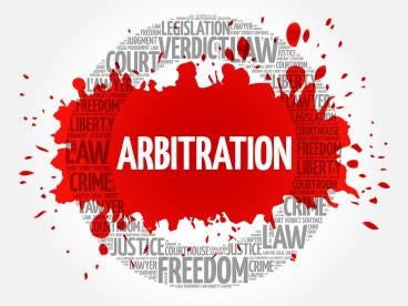 arbitration splash, west virginia