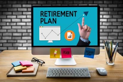 retirement plans on computer 