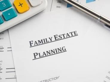 Estate planning paperwork for taxes and trusts