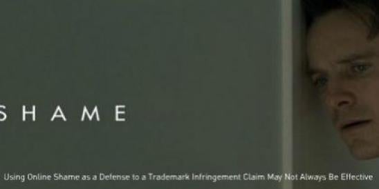 Using Online Shame as a Defense to a Trademark Infringement Claim May Not Always