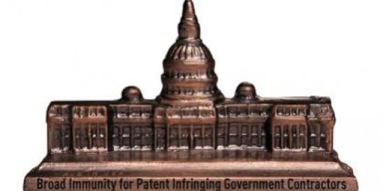 Government Building- Only Recourse For Patent Holders Is To Sue Government