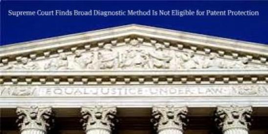 Intellectual Property Law Alert - Supreme Court Finds Broad Diagnostic Method Is