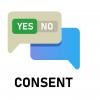 Consent yes or no graphic.