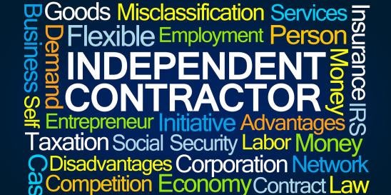 U.S. Department of Labor New Independent Contractor Rule