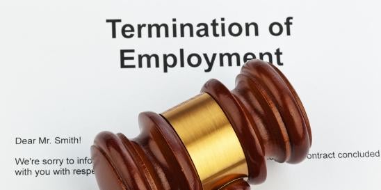 employee termination and benefit regulations reviewed