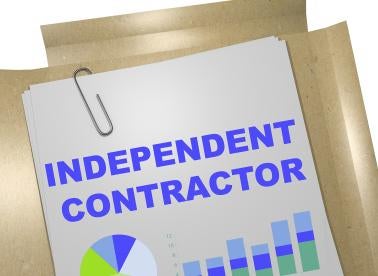independent contractor employee classification under DOL rule