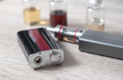 vape e-cigarette unit which allegedly causes rapid-onset lung disease and is being banned in many states