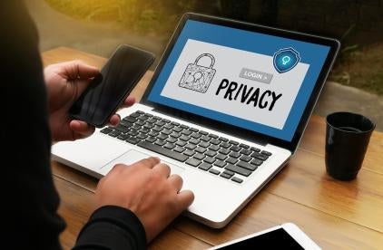 Privacy Notices for Children on Laptop