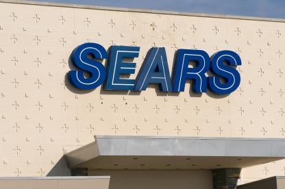 sears shopping store now in bankruptcy