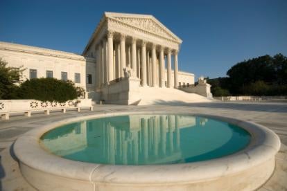 SCOTUS building in Washington DC considering the constitutionality of the TCPA