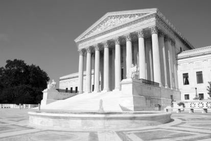 supreme court black and white