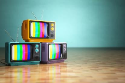 Vintage TVs and Networks reviewing advertising policies