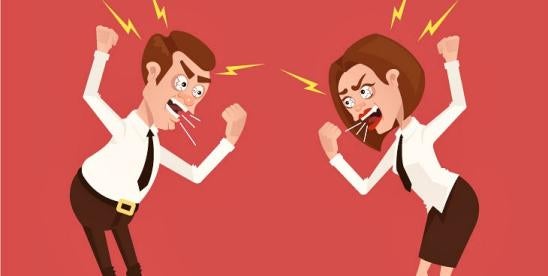 employees yelling at each other may not face discipline