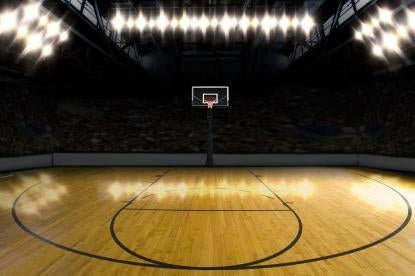 NBA Basketball court