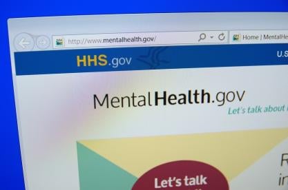 HHS website on Mental Health in the US