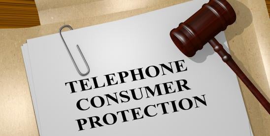 TCPA Telephone Consumer Protection Litigation document with gavel 
