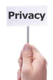 Privacy Sign, California Consumer Privacy Act CCPA
