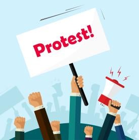 union protest, activity, NLRA violation, NLRB, prior to, during union activity 