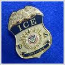ICE Badge, immigration customs enforcement