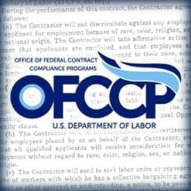 OFCCP logo on paper