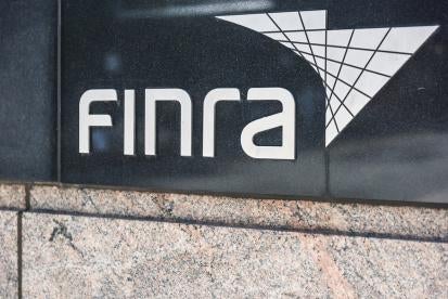 FINRA, granite sign, finance