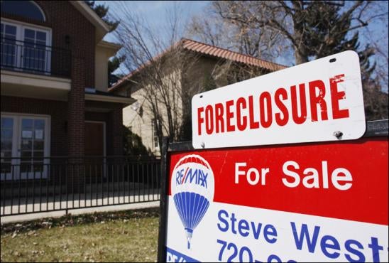 foreclosure sign, new jersey