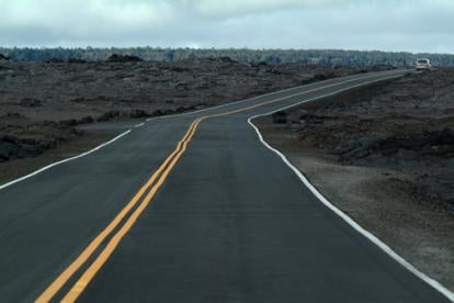empty road, lane splitting, California