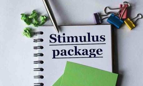 Stimulus Package on a Notebook