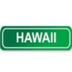 Hawaii, road sign