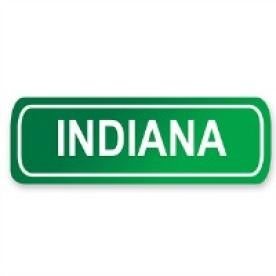 Indiana, Road Sign