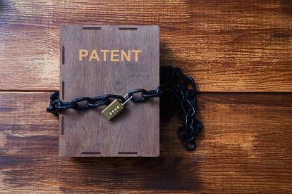 book titled patent with lock 