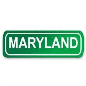 Maryland, Road Sign