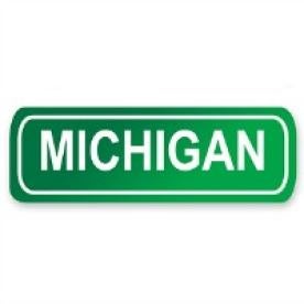 Michigan, Road Sign