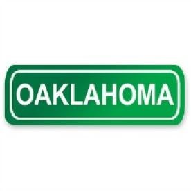 Oklahoma, Road Sign