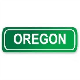Oregon, Road Sign