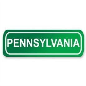 Pennsylvania, Road Sign, Human Trafficking
