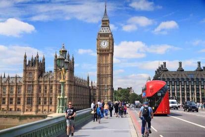 UK Big Ben and Parliament