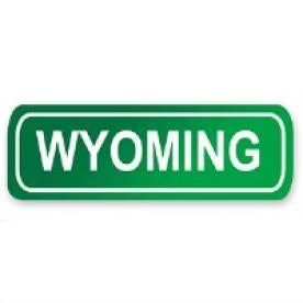 Wyoming, Senate, Sign