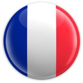 French Flag on a Button