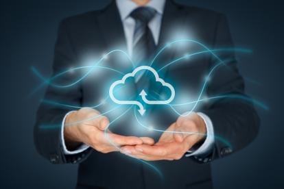 How data is managed and communicated across various entities in the cloud environment