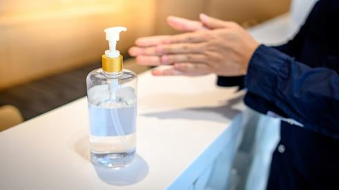 hand sanitizer for Coronavirus cleansing