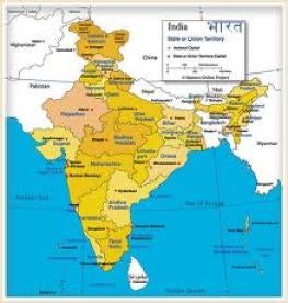 map, India, Diwali