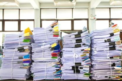 paperwork piles, Mergers, transactions