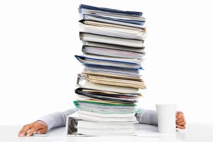 paperwork, pile, information, litigation