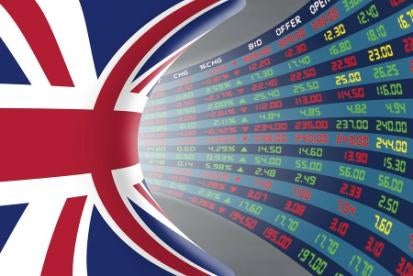 UK flag trading board