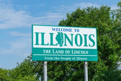 Welcome to Illinois State Sign